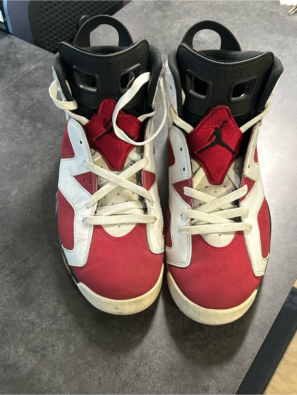 Nike Air Jordan Men’s Basketball Shoes in Red and White